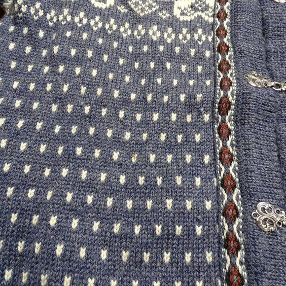 Dale of Norway Sweater Cardigan Fair Isle Size 54 - Picture 6 of 10